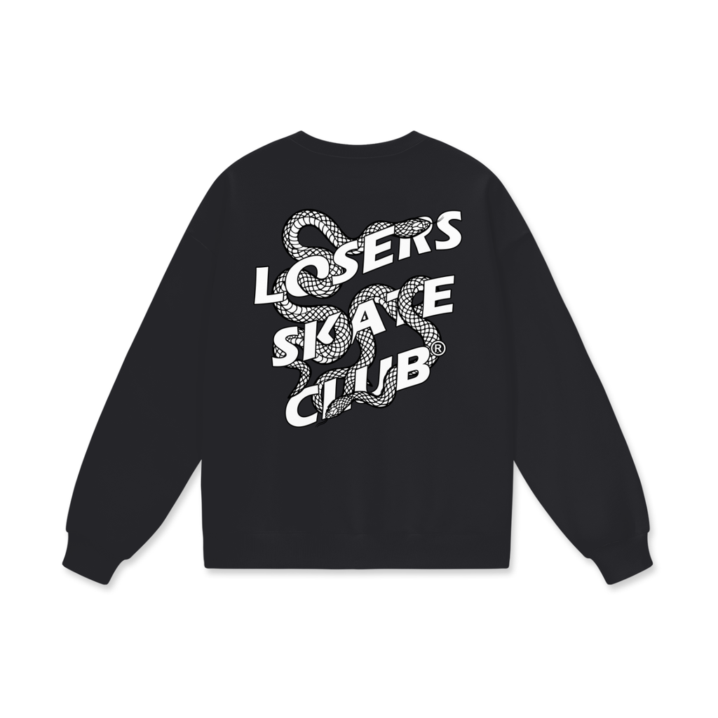 Twin Snakes Drop Shoulder Sweater